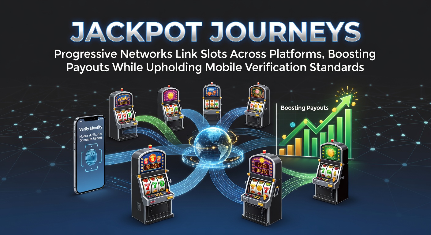Vibrant display of interconnected slot machines on digital screens, illustrating progressive jackpot networks linking payouts across online and mobile platforms