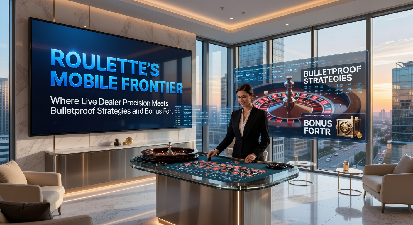 Close-up of a mobile roulette strategy chart overlaid on a live dealer game, highlighting bulletproof betting patterns and bonus triggers